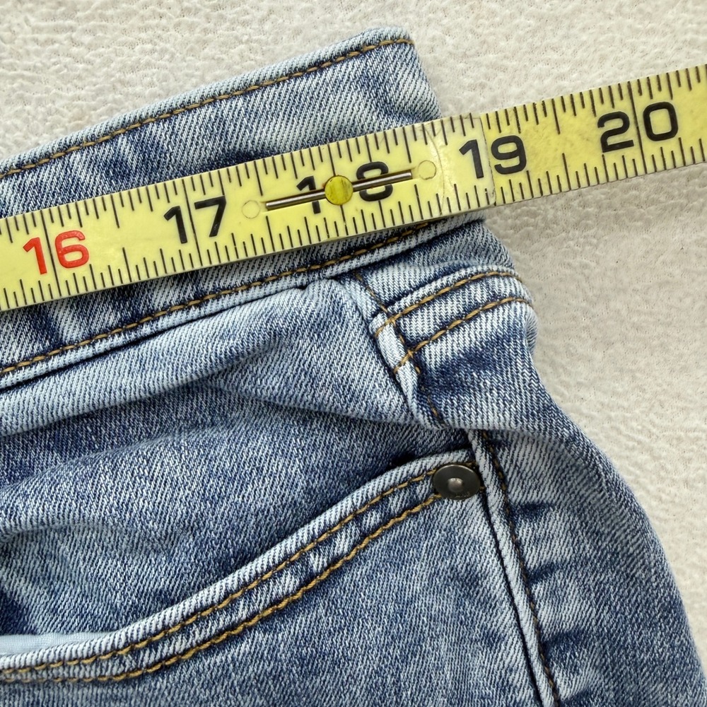 Lane Bryant Straight Leg Jeans Womens 18 Blue Acid Wash‎ Stretch Denim Pants - Picture 6 of 7
